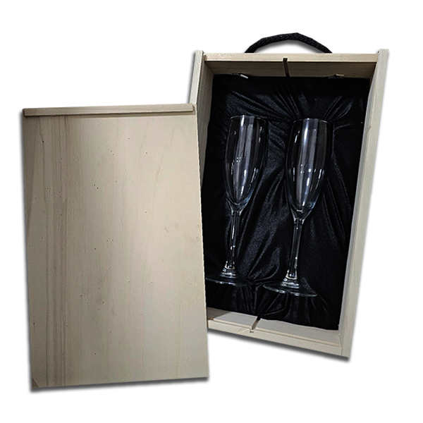 Kits amb 2 copes de cava personalitzats