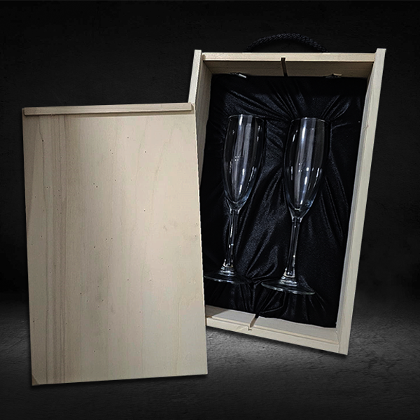 Kits amb 2 copes de cava personalitzats