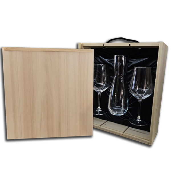 Kits de 2 copes de vi amb decantador personalitzats