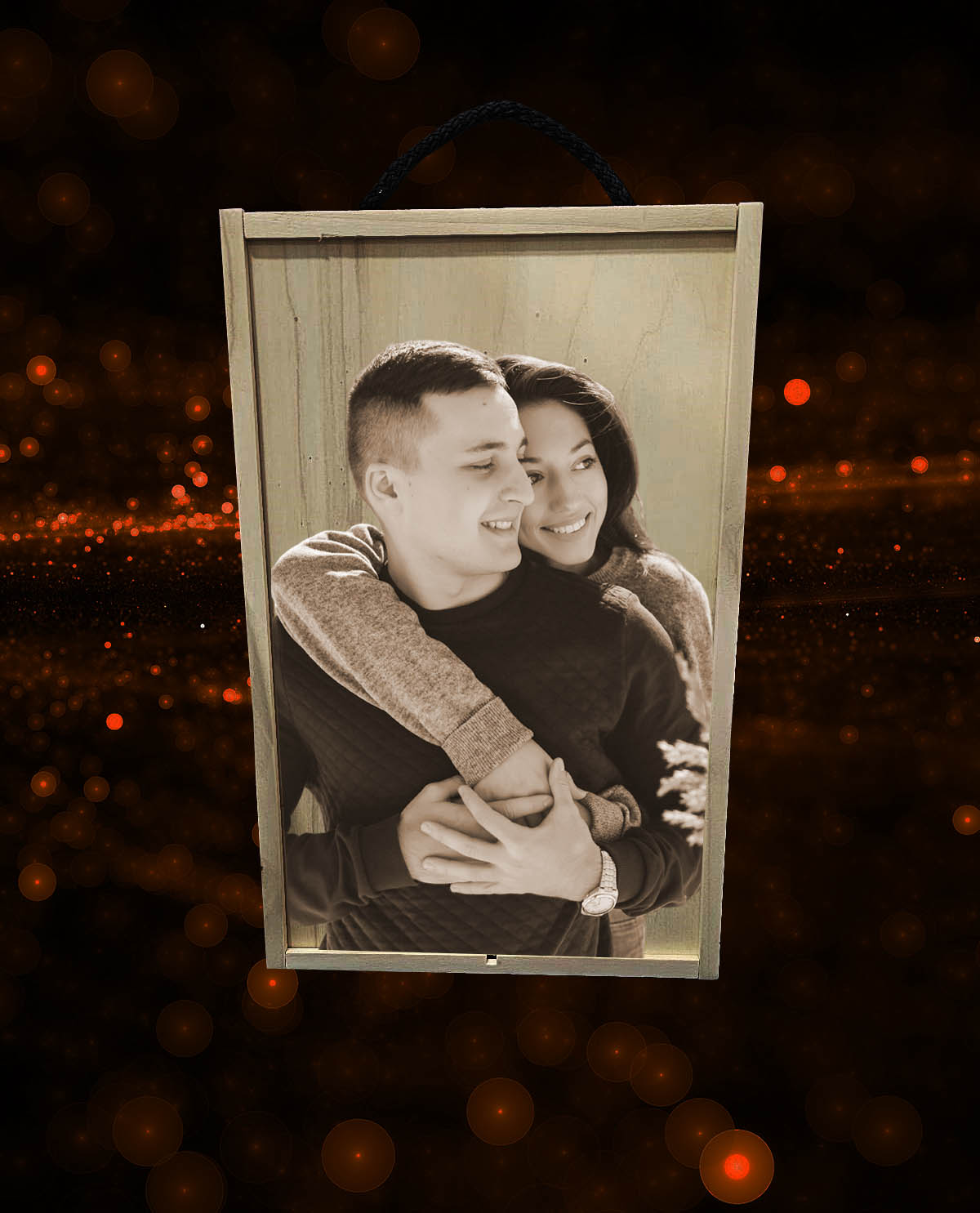 Caixa amb 2 Copes de Vi personalitzades Col·lecció Exclusive amb Cors i Brillants