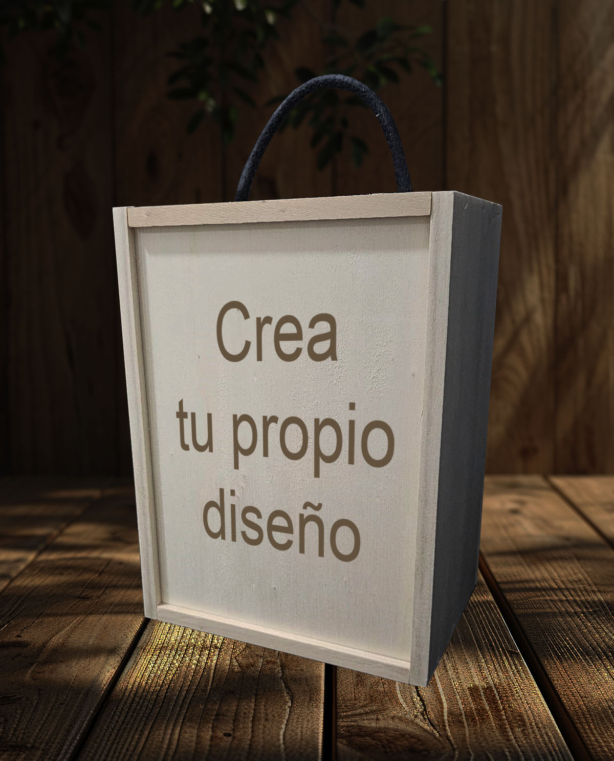 Caja de Madera Personalizada para Jarras o Copas de Licor
