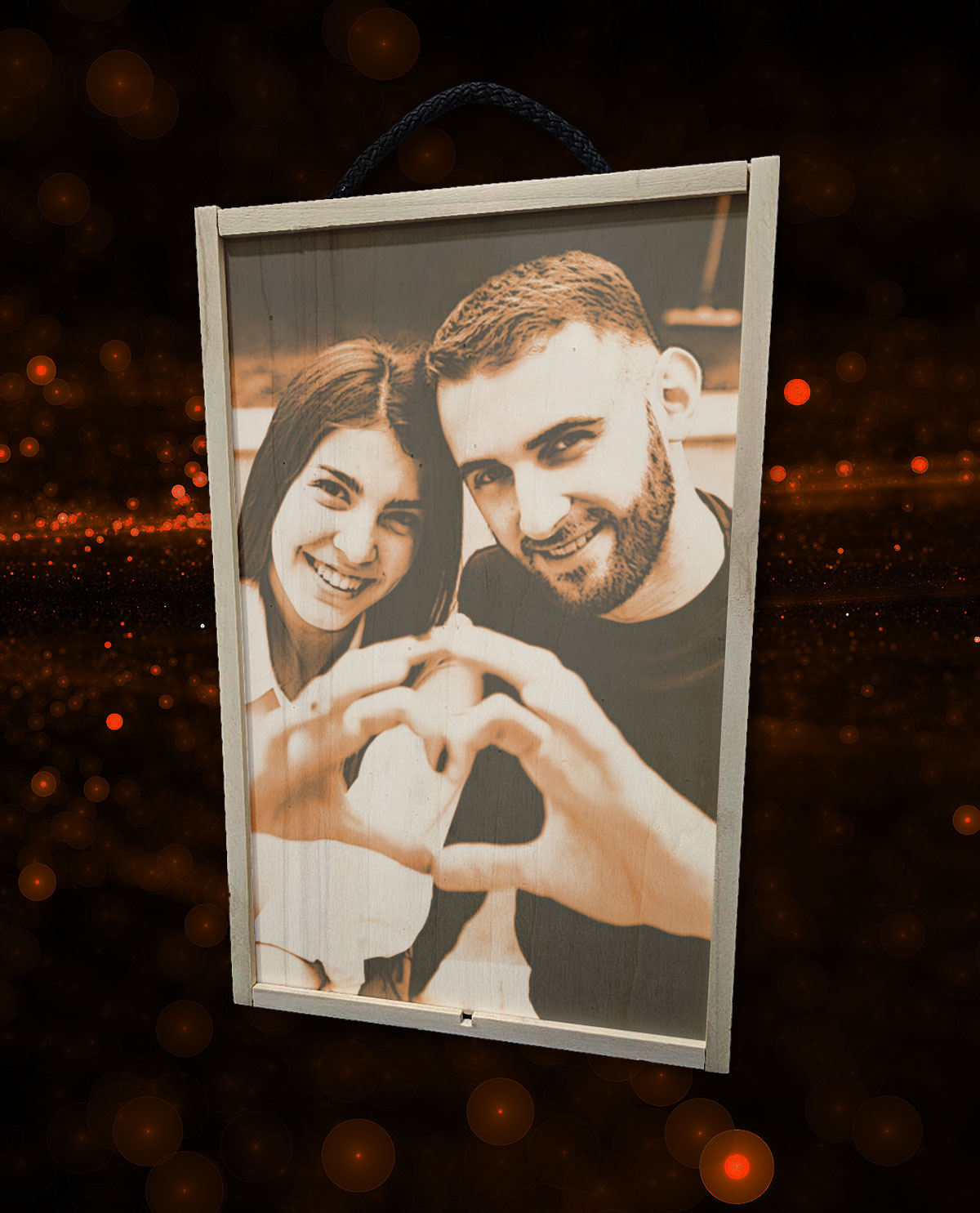 Caja con 2 Copas de Vino Cristal de Bohemia Premium Personalizadas Diseño Corazones Entrelazados Regalo Enamorados