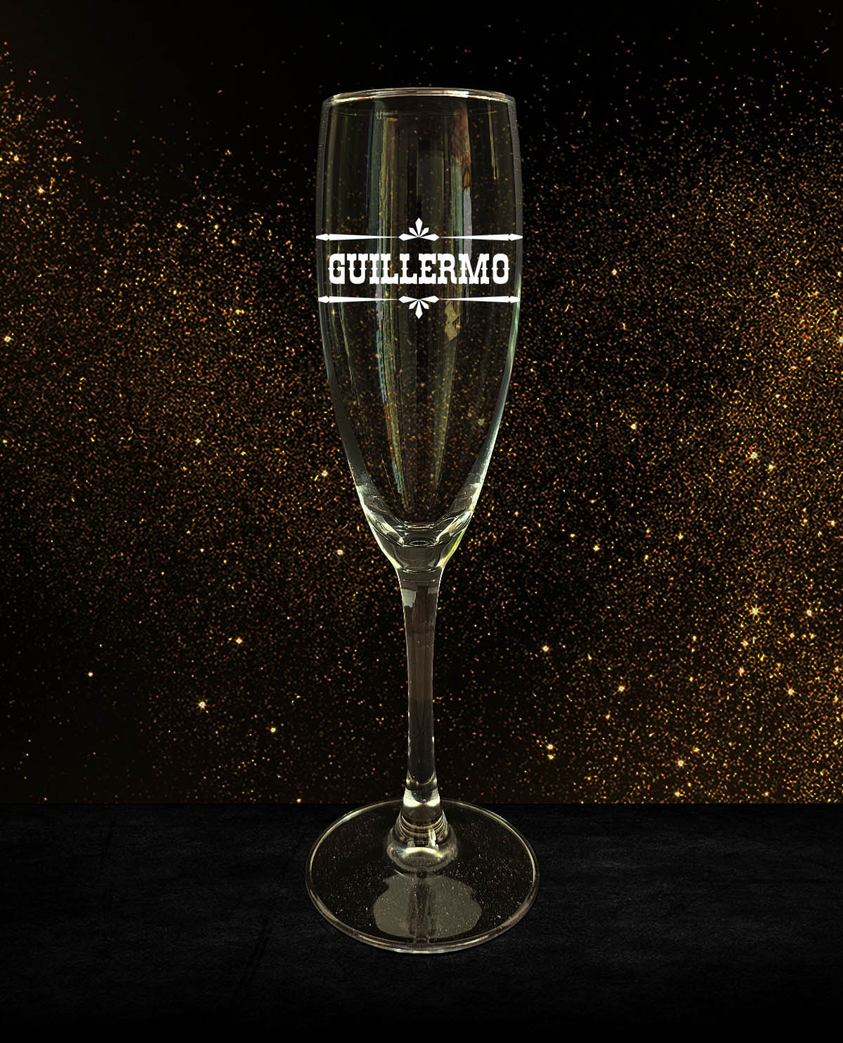 Copa de Cava Personalizada Diseño Far West