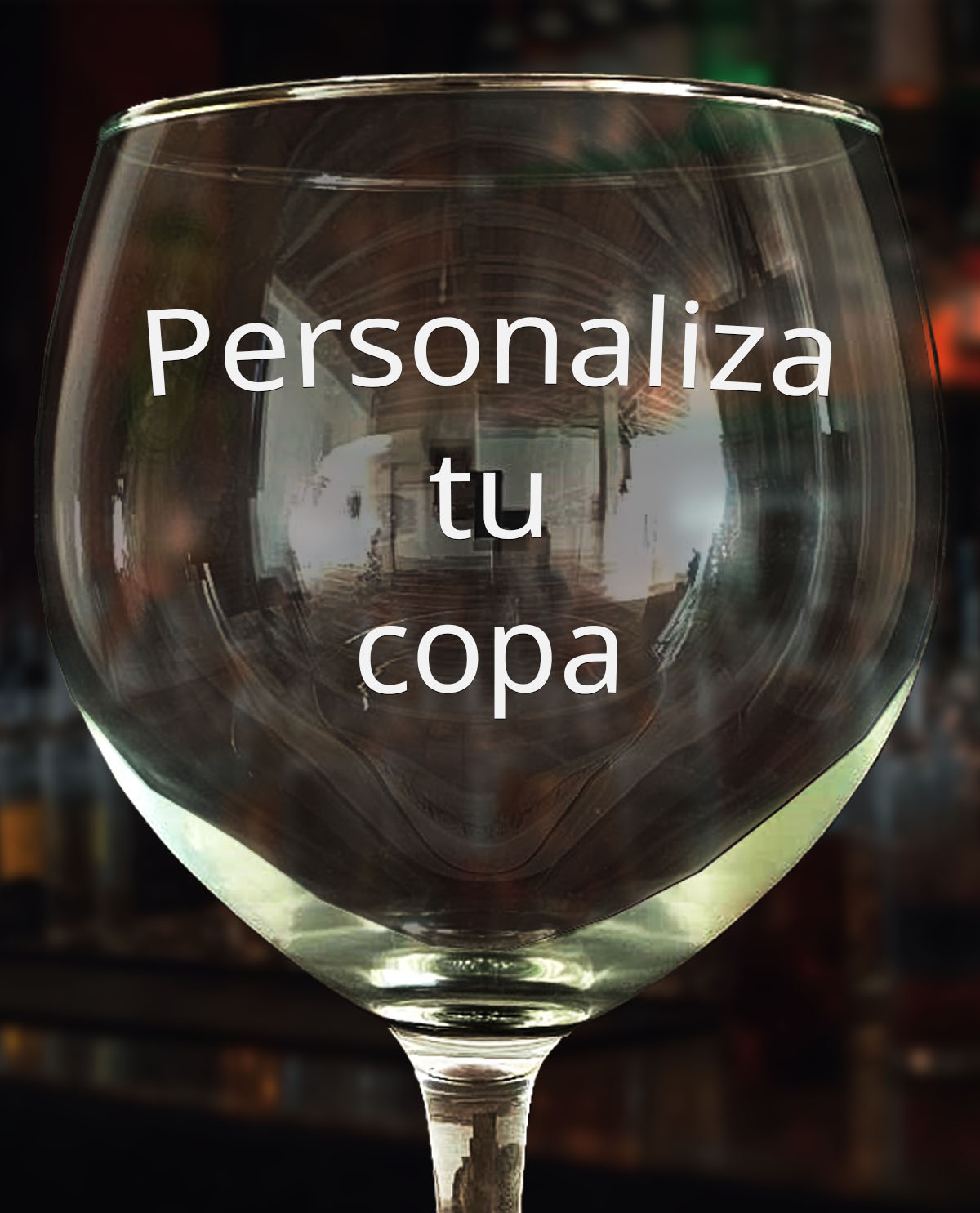 Copa de balón gin-tonic personalizada