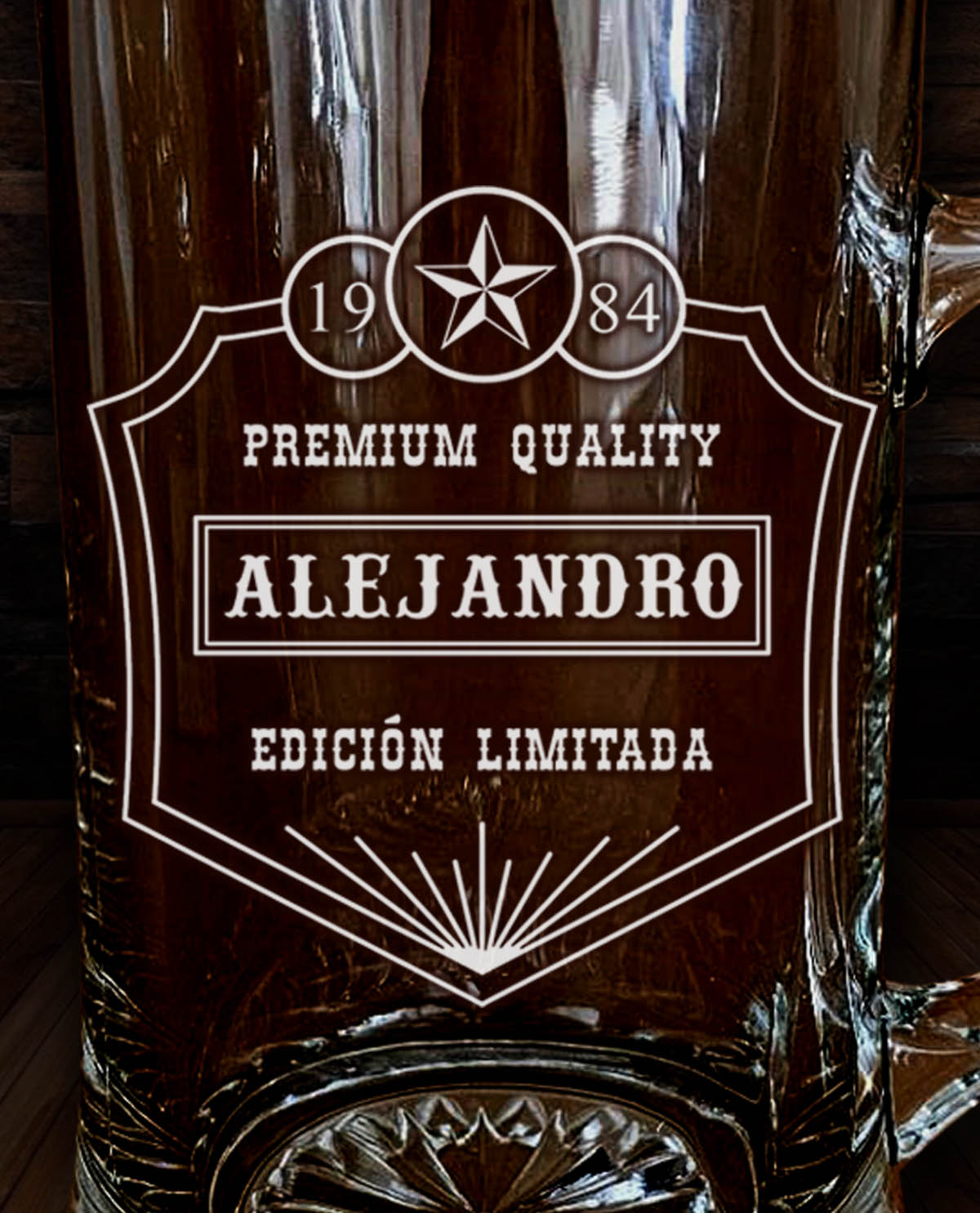 Jarra de cerveza personalizada Diseño Premium Quality